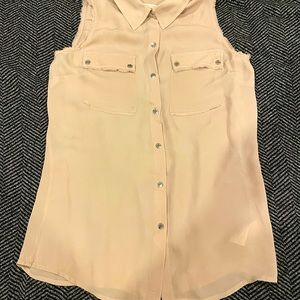 Michael Kors silk sleeveless shirt